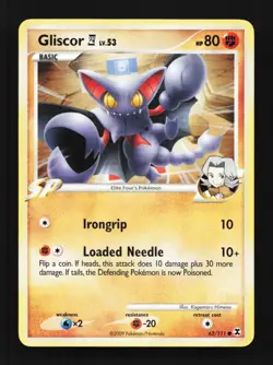 Gliscor E4 62/111 Rising Rivals English Pokemon Card TCG - Image 1