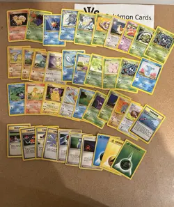 Pokemon Bulk WOTC 40 Card Vintage Lot Collection No Dups - Image 1