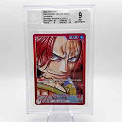 Shanks L Alt Art OP09-001 - Japanese One Piece Card Game / BGS 9 - Image 1