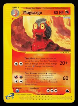 Magcargo 17/144 Regular Rare Skyridge Pokemon Card - Image 1