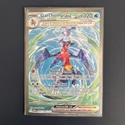 Pokemon Garchomp EX Card TCG Sv04: Paradox Rift Holo 245/182 - Image 1