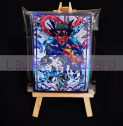 Pokemon - Greninja Foil Card Sleeves 66mm X 91mm 60ct Standard Size - Image 1