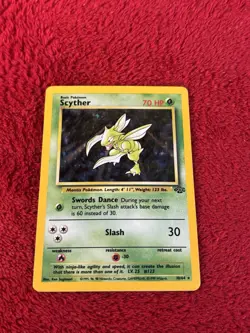 Scyther 10/64 Jungle Holo Wotc Pokemon Card 1999 Played - Image 5