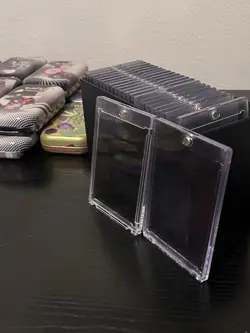 Pokemon Tcg -Empty Tin Lot (26) - Hard Plastic Card Protector (21) & More - Image 2