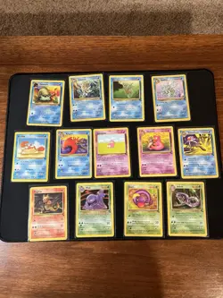 Pokemon Fossil Unlimited Lot 13 Cards - Image 1