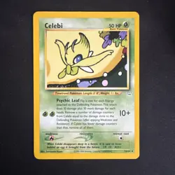 Pokemon TCG Celebi 16/64 Neo Revelation Legendary Card Regular NM Vintage - Image 1