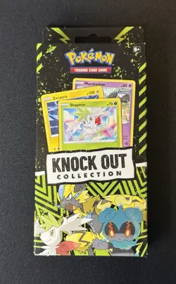 Pokemon TCG Knock Out Collection Shaymin,Zeraora,Marshadow Foil Card And 2 Packs - Image 1