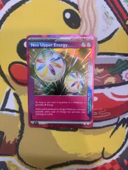 Neo Upper Energy Temporal Forces #162/162 Holo 2024 Pokemon Trading Card - Image 1