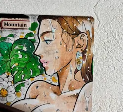 Hand Painted Altered MTG Card,Anime Girl,waifu [Excellent]FromJapan #s1 mountain - Image 3