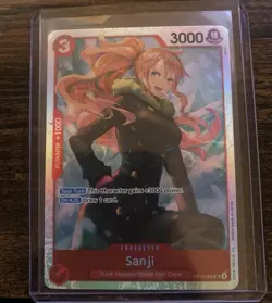 One Piece Card Game TCG - Sanji OP10-005 Royal Blood SR English - Image 1