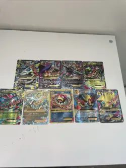 Pokemon Mega Ex Lot Of 9 Cards - Image 1