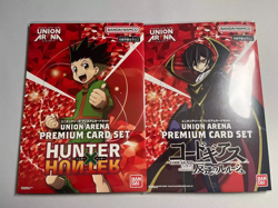 Bandai Union Arena Japanese Hunter X Hunter + Code Geass Premium Card Set - Image 1