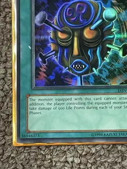 Mask Of The Accursed LON-019,m Holo Foil Yu-Gi-Oh Card - Image 5