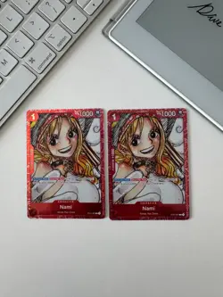 Nami ST01-007 Premium Card FILM RED x2 | One Piece ENGLISH | MINT - Image 1