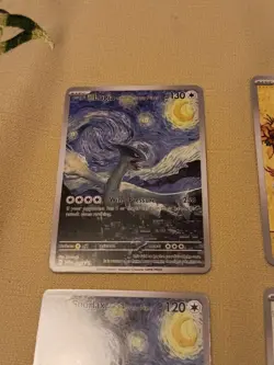6 Starry Night Pokemon x Van Gogh Promo Card - NM - Image 2