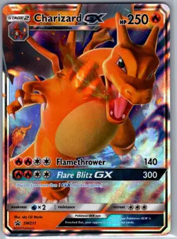 Charizard GX SM211 SM Promos - Pokemon Card - NM - Image 1