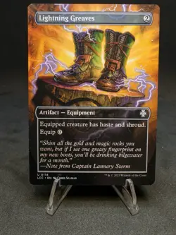 Lightning Greaves (Borderless) Commander: the Lost Caverns of Ixalan Regular NM - Image 1
