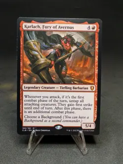 Karlach, Fury of Avernus Commander Legends: Battle for Baldur's Gate Regular NM - Image 1