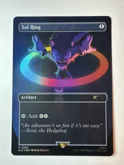 Sol Ring (2093) (Rainbow Foil) Secret Lair Drop Foil Magic The Gathering - Image 1