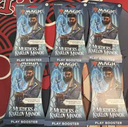 6x Magic The Gathering: Murders At Karlov Manor - Play Booster - Sealed - Image 1