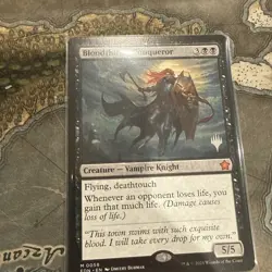 MTG Bloodthirsty Conqueror (58/167) Foundations Promos NM - Stamped - Image 1