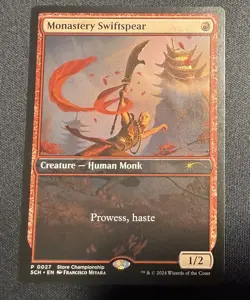 MTG Monastery Swiftspear - Promo SCH - Excellent - Image 1
