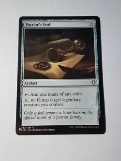 Patriar's Seal The List Reprints Regular - Image 1