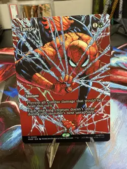 Borderless Tangle MAR 0038 Eternal Mythic MTG Spider-Man - Image 1