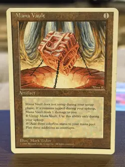 Mana Vault MTG Magic the Gathering 4th Edition Never Played - Image 1