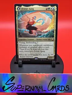 1x Avatar Aang Avatar: The Last Airbender Regular Mythic rare 0207 NM x1 - Image 1