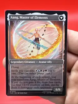 1x Avatar Aang Avatar: The Last Airbender Regular Mythic rare 0207 NM x1 - Image 3