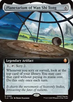 Planetarium of Wan Shi Tong Extended Art Avatar: The Last Airbender NM MTG - Image 1