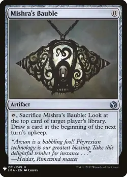 1x Mishra's Bauble Moderate Play MTG Magic - Kid Icarus - - Image 1