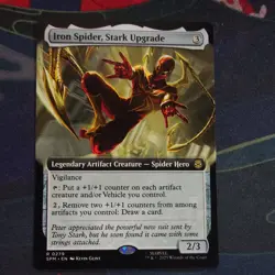 MTG Iron Spider, Stark Upgrade 0279 (Borderless) [Marvels Spider-Man Near Mint] - Image 1