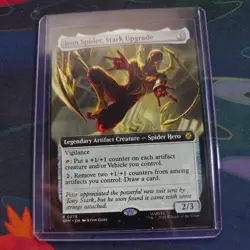 MTG Iron Spider, Stark Upgrade 0279 (Borderless) [Marvels Spider-Man Near Mint] - Image 3