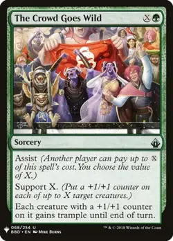 1x The Crowd Goes Wild NM Eng MTG - The List - Image 1