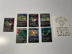 MTG Secret Lair Ghostbusters: Slimer Magic the Gathering. Set PLUS rare HOLO - Image 1