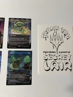 MTG Secret Lair Ghostbusters: Slimer Magic the Gathering. Set PLUS rare HOLO - Image 5