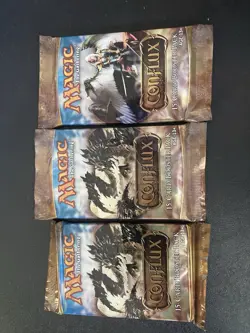 Conflux Booster Pack x 3 MtG Factory Sealed Magic The Gathering 2009 - Image 2