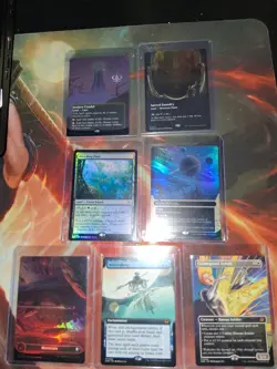 MTG Edge Of Eternities Lot with two Galaxy Foils - Image 1