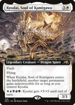 NEO Extended Art KYODAI SOUL OF KAMIGAWA 1x Magic Kamigawa Neon Dynasty MTG NM - Image 1