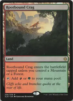 Rootbound Crag R Ixalan 256 LP-NM MTG - Image 1