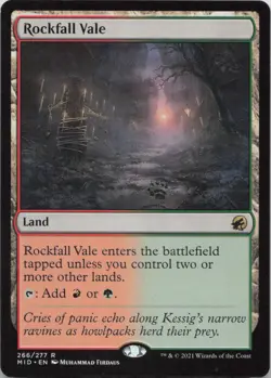 Rockfall Vale R Innistrad: Midnight Hunt 266 - LP MTG - Image 1