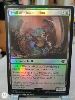 Troll of Khazad-dum #111 Common Foil Magic: the gathering The Lord of the Rings - Image 1