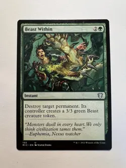 Beast Within - MTG Innistrad: Midnight Hunt: Commander - NM - Image 1