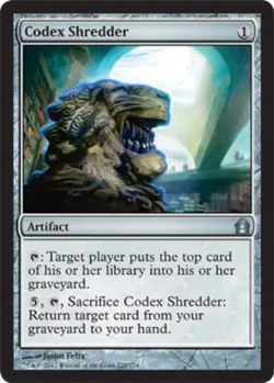 Codex Shredder Light Play, English Magic the Gathering MTG Return to Ravnica - Image 1