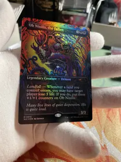 OB Nixilis, the Fallen- MTG- Secret Lair- Encyclopedia Of Magic- 🍷✨Nm Foil✨ - Image 1