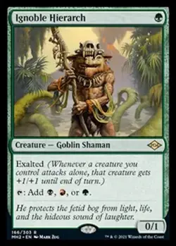 Ignoble Hierarch #166 MtG Modern Horizons 2 Rare - Image 1