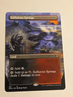 Sulfurous Springs X1 (Borderless) DMU MTG Dominaria United - Image 1