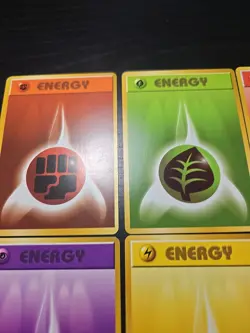 Pokemon TCG Vintage Base Japanese Complete Energy Lightning Water Psychic 1996 - Image 3